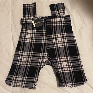 Plaid leggings